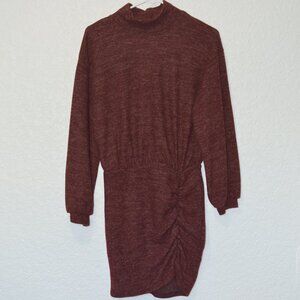 Womens Lush Marron Dress Size S (95% polyester/5% elastane)